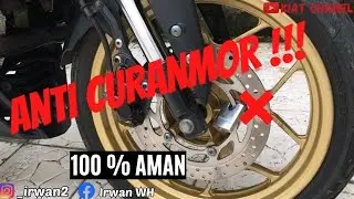 Lebih aman dari gembok!!! Tips pengaman motor