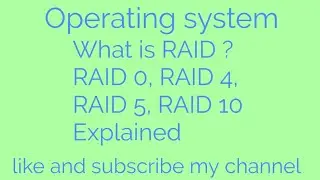 L30: What is RAID ? RAID 0, RAID 4, RAID 5, RAID 10 Explained