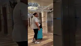 Disembarkation day is a sad day! #shorts #cruise #cruiseship