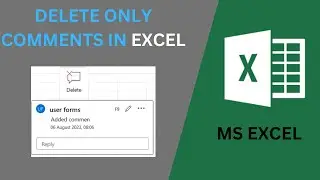 How to Delete comments in excel | How to remove comments in excel | How to erase comments in excel