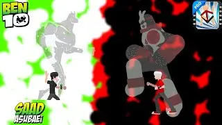 Alien X VS Atomic X Sticknodes Animation | Ben 10 | Saad Asubaei