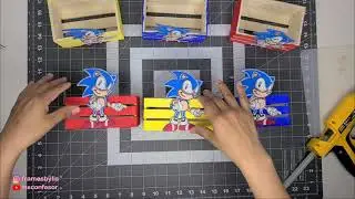 Dulceros para fiestas (SONIC) #dollartree #fiestasinfantiles #framesbylis