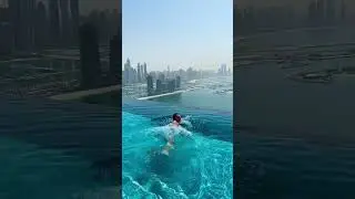 Самый высотный в мире панорамный бассейн #дубай2022 #дубай #оаэ #auraskypool