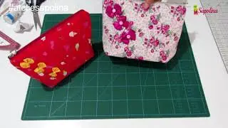 Necessaire charmosa fácil de fazer