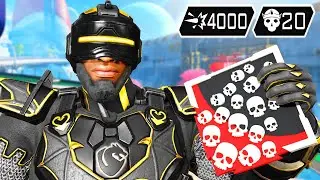 INCREDIBLE NEWCASTLE 20 KILLS AND 4000 DAMAGE (Apex Legends Gameplay)