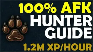 RuneScape: 100% AFK Hunter Guide! [1.2M XP/Hour]