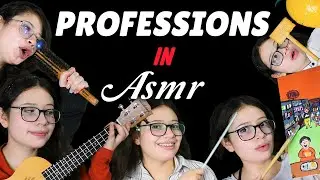 ASMR / ASMR | PROFESIONES EN LENGUA ESPAÑOLA Y RUSA 👩🏻‍🔬 | VIVI ASMR