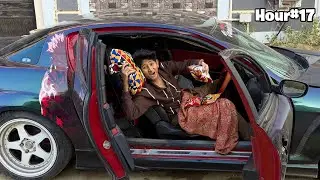 Living in My SPORTS CAR for 24 Hours!