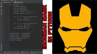 IRONMAN HELMET IN PYTHON | HOW TO CREATE IRONMAN HELMET IN TURTLE IN PYTHON | 