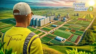 МЕГА ФЕРМА - ВСЕ СЕРИИ ПОДРЯД - FARMING SIMULATOR 25