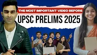 This is the MOST Important Video Before UPSC Prelims 2025! 🚨 -By Vikram Sharma #viralvideo #trending