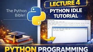 Python IDLE Tutorial – Lecture 4 | Exploring the Python IDE (Beginner Guide)