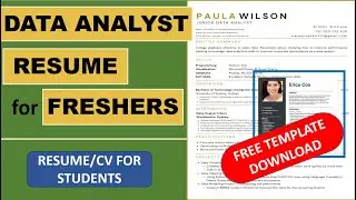 Data Analyst Resume With No Work Experience | Step By Step Guide | Templates + Tips + Examples