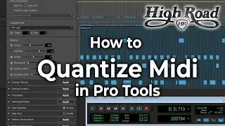 Pro Tools - Beginner - How to Quantize Midi