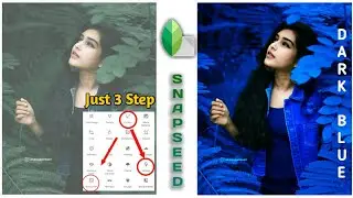 Snapseed - Just 3 Step Dark And Blue Effect Editing 🔥|| Snapseed Photo Editing 2021 ||