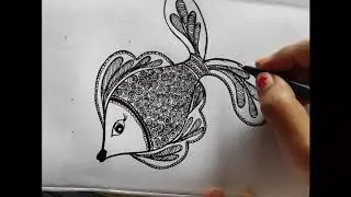Relaxing Drawing Techniques || Art Therapy For Stress & Anxiety || Zentangle Art || Doodle Art || 4