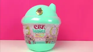 Yeni mini Cry Babies Magic Tears oyuncak bebek açılımı sihirli göz yaşları ile ağlayan oyuncak bebek