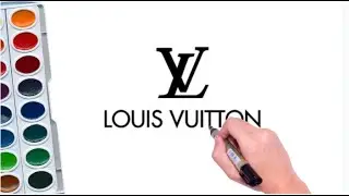 How to draw Louis Vuitton logo | louis vuitton - Logo design, Logo