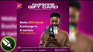 How to design a classic GIFT CARD FLYER