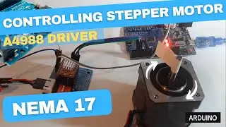 Control NEMA 17 Stepper Motor With A4988 Driver and Arduino