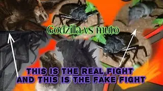 This is the real fight and this is the fake fight | Godzilla vs muto .# speed