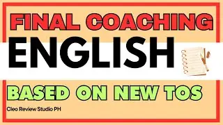 ENGLISH MAJOR SET A PART 4 ULTIMATE FINAL COACHING 150 ITEMS | CLEO REVIEW STUDIO PH