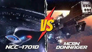 USS Enterprise D VS MCRN Donnager : Size Comparison