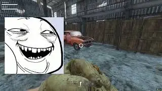Три дурака застряли в ангаре в DAYZ..