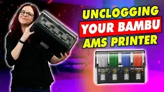 UNCLOGGING YOUR BAMBU AMS PRINTER #bambu #ams #3d