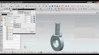 nx hoop bolt part design complete tutorial