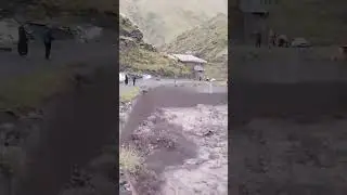 Мощное наводнение в горах Цумадинского района.