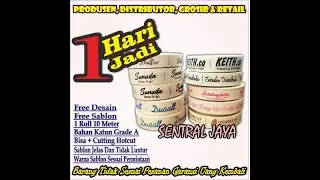 PRODUSEN LABEL BAJU LABEL HIJAB LABEL MASKER LABEL PITA KATUN WA 08991931912