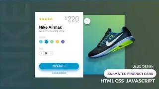 Create Stunning Animated Product Cards with HTML, CSS & JavaScript | Hello Dev