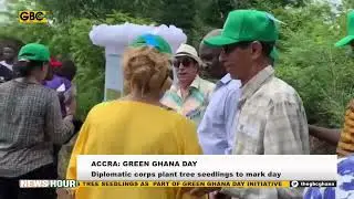 ACCRA: DIPLOMATIC CORPS PLANT TREES AS PART OF GREEN GHANA DAY