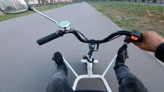Самодельный трицикл из гироскутера.