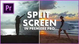 Easy Quick Split Screen Effect - Adobe Premiere Pro TUTORIAL