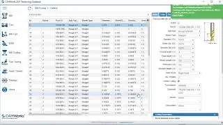 Import Export of Tool data CAMWorks 2021