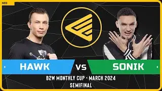 WC3 - [HU] HawK vs Sonik [NE] - Semifinal - B2W Weekly Cup March 2024