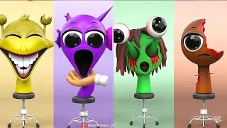 SIMON 🆚 DURPLE 🆚 VINERIA 🆚 BRUD || Sprunki Help Battle 