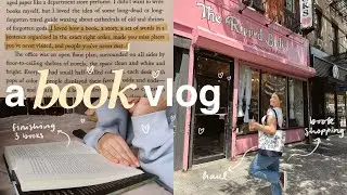 A BOOK VLOG 📖 read with me for a week, going to The Ripped Bodice, book haul & cozy vibes