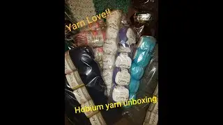 Yarn unboxing/Yarn fun/New yarns for me/Hobium
