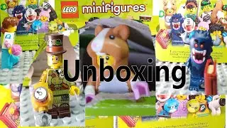 Unboxing 4 lego minifigures series27 stopmotion