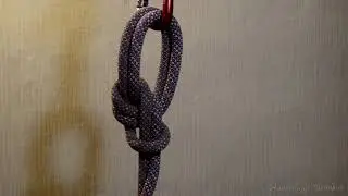 узел двойной булинь одним концом