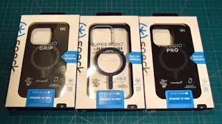 Unboxing Speck Presidio Perfect-Clear, Presidio2 Pro & Grip with MagSafe for iPhone 14 Pro