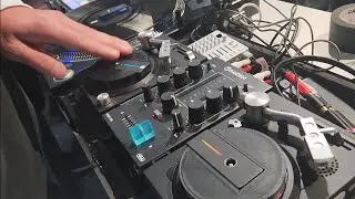 Portable turntables at the Namm 2023 show