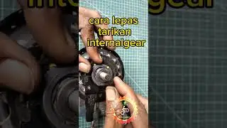 cara lepas holder tarikan kawat internal gear 7sp