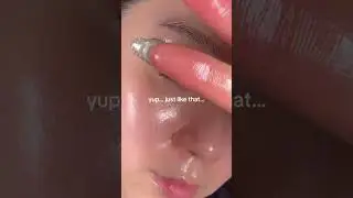 So sebum just melts into your fingers ?! #skincare