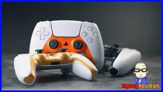 DualSense Controller: Custom Coloured Faceplates (PS5) | Set-Up & Review | MyKeyReviews