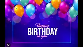 Happy Birthday