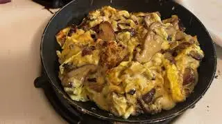 ASMR Red Onion Shiitake Egg & Cheese Frittata - February 2026
